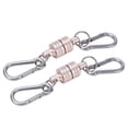 thumbnail image 3 of Pull Apart Keychain, Magnetic Detachable Keychain Simple To Use 2Pcs Stainless Steel For Heavy Duty ANGGREK ED2714, 3 of 8