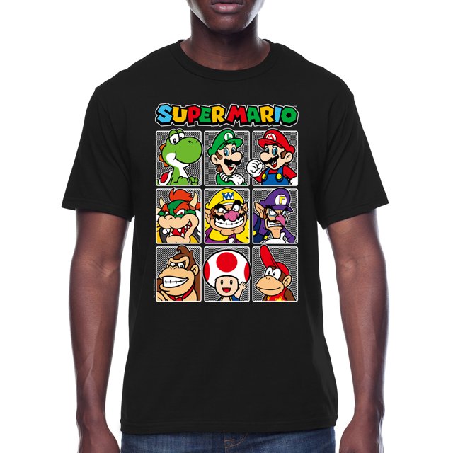 Super Mario Party Pals Apparel, Graphic Tee Shirt, Sizes S3XL (Men's