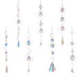 thumbnail image 4 of Wind Chime Crystal Light Catcher Ball Ornaments Round Frame Pendant (3) Tmvgtek Oficina Multiescena Multifunción, 4 of 9