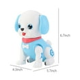 thumbnail image 3 of Liquidation Jouets Chien Robot Jouet, Chiot Robotique pour Enfants, Chiens Robots Dansants Interactifs, Cadeau Animal Électronique pour Garçons et Filles de 3 Ans et Plus Jouets pour Garçons de 4 Ans en Liquidation, 3 of 9