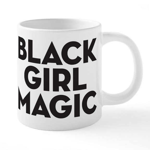 CafePress - Black Girl Magic - 20 Oz White Ceramic Mega Mug