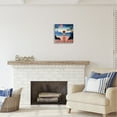 thumbnail image 3 of Stupell Industries Patterned Woman on Beach Landscape Painting Gray Framed Art Print Wall Art, 17 x 17, 3 of 9