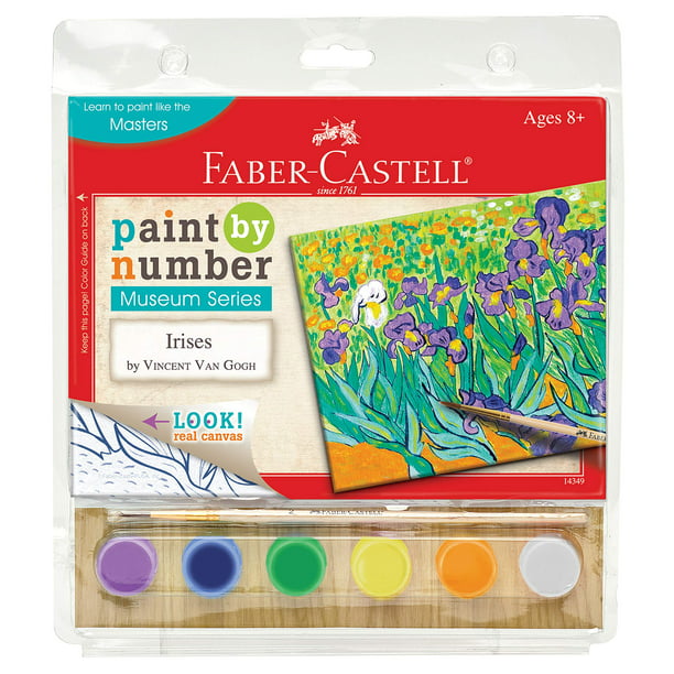 Faber-Castell Museum Series Paint by Numbers - Vincent Van Gogh Irises ...