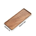 thumbnail image 3 of Yannianjz under $5 Wood Serving Tray, Rectangular Wooden Serving Platters Charcuterie Board, Wood Kitchen Display Tray for Food, Cookie, Dessert, Fruit, Snack, Vegetable, 3 of 6