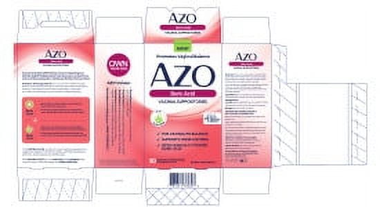 AZO Boric Acid Vaginal Suppositories with Aloe Vera, Supports Odor Control & Freshness Naturally, FSA/HSA Eligible, 30 Count