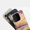 thumbnail image 4 of Beach Sunset For All iPhone Series Protective Phone Case Watercolor Multicolor, 4 of 7