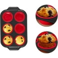 thumbnail image 5 of Silicone Muffin Pan on Sale Barhoo Muffin Tin 6 Silicone Pan 6 Cups Mini Pans with Metal Frame Nonstick to Easily Out for Baking Homemade Breads Cupcakes Egg Silicone Tin Cupcake Pan Clearance, 5 of 7