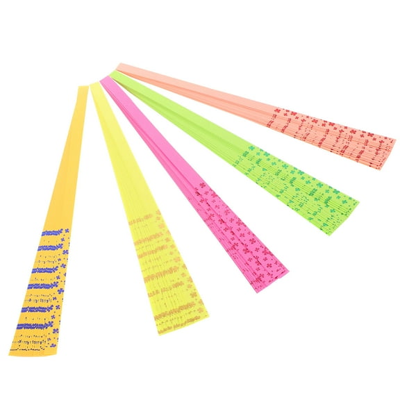 FRCOLOR 10 Bags Origami Star Paper Strips Large Folding Student 25.00X1.00X0.10CM