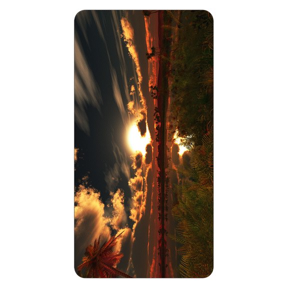 Kahuna Grip™ Non-Slip Bath & Shower Mat - Oasis Sunset (14x27)