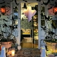 thumbnail image 5 of 1 Pack Halloween Decorations Outdoor,Light Up Ghost Outdoor Decorations Indoor LED String Lights,Halloween Decorations Ghost Outside Decor for Yards Porches Gardens Lawn Party(White), 5 of 9