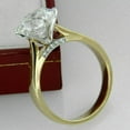 thumbnail image 2 of 2Ct Round Cut Lab Created Diamond Wedding Womens Ring 14K Yellow Gold Plated, 2 of 3