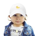 thumbnail image 3 of DALIX Cute Ducky Hat Youth Baseball Cap for Kids Girls and Boys in White, 3 of 7