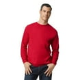 thumbnail image 3 of Gildan Men DryBlend Long Sleeve T-Shirt, Crewneck 50/50 Cotton/Polyester Assorted Color, S, Pack 9, 3 of 5
