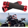 thumbnail image 1 of Rojo 1 par Universal 7/8" 22 mm Empuñaduras de Manillar de Motocicleta Gel Escombros Compatible con Street Bike Dirt Bike, 1 of 4