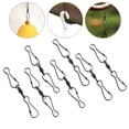 thumbnail image 5 of 10Pcs Windsock Clips Dual Swivel Hooks 360° Rotatable Hanger Suspension Hooks, 5 of 5