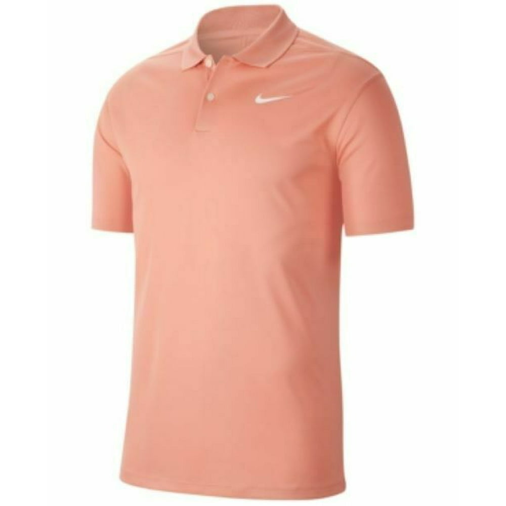 nike dri fit pink polo