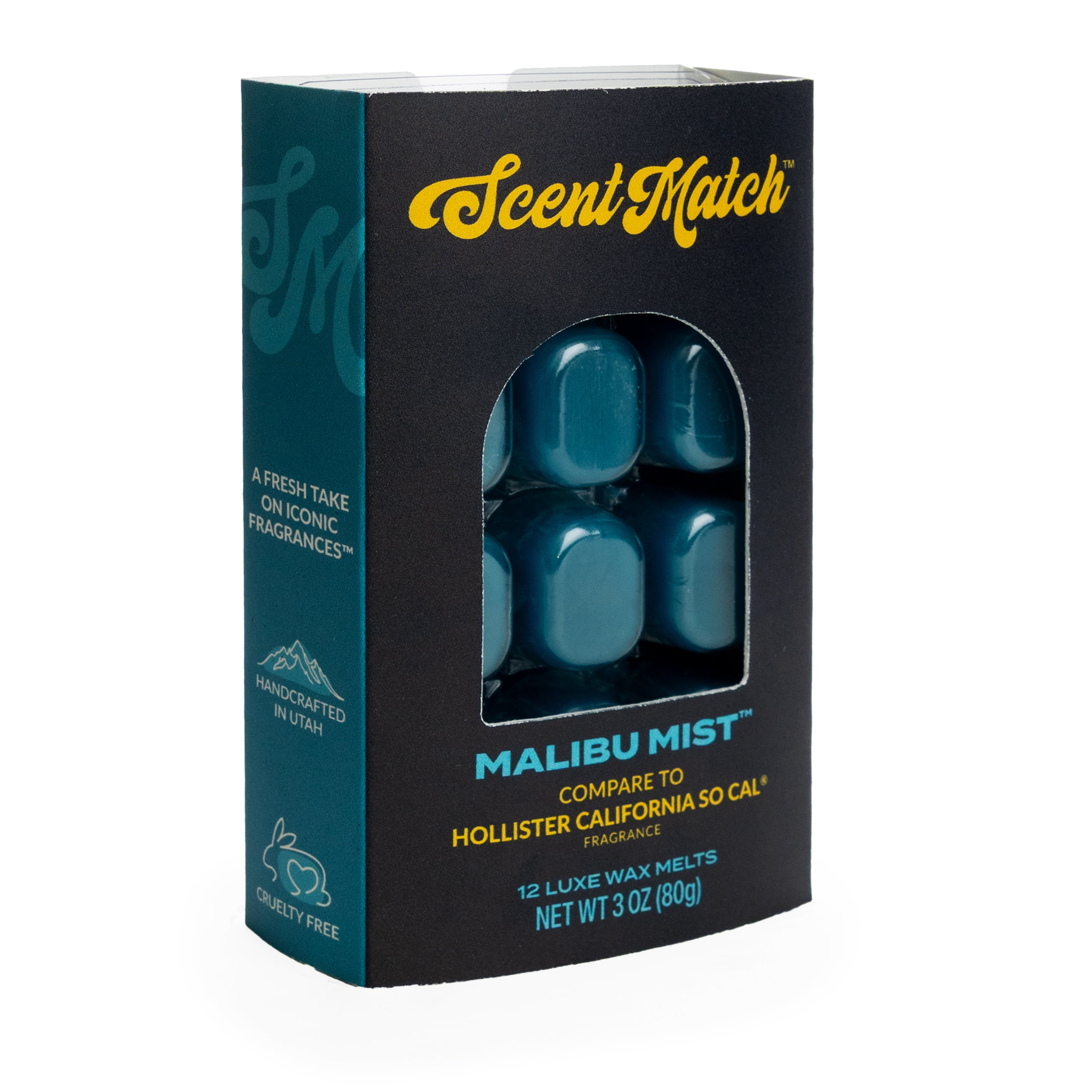 (3 pack) IllumiScents ScentMatch, 3 oz Wax Melts, Mailibu Mist (Compare to: Hollister SoCal®)