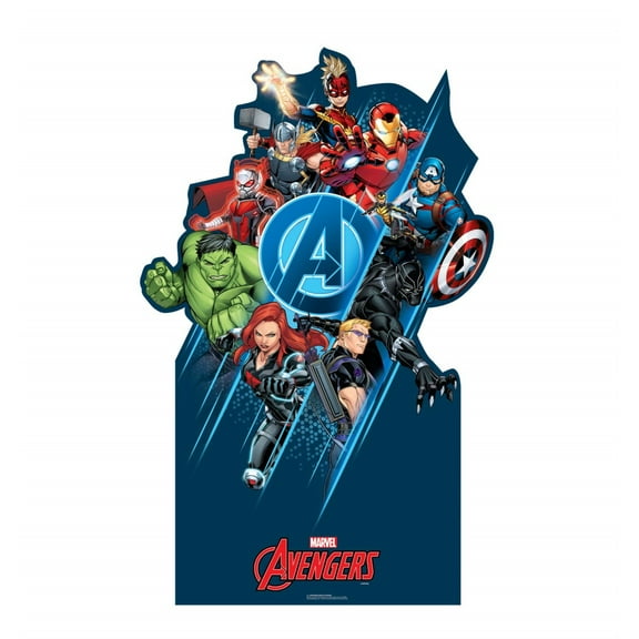 Cardboard People Avengers Classic Group Life Size Cardboard Cutout Standup - Marvel Avengers