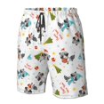 thumbnail image 4 of Fuzoiu happy new year Raccoon Print Men's Beach Shorts,Men's Swim Trunks,Quick Dry Board Shorts with Pockets,Men's Bathing Suits for Surfing, Running, and Casual Wear-3X-Large, 4 of 6