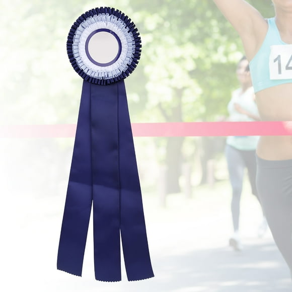 Badge Trophée Médaille, Petit Gagnant Ruban Médaille, Événements Sportifs pour Gagnants de Jeux Bleu