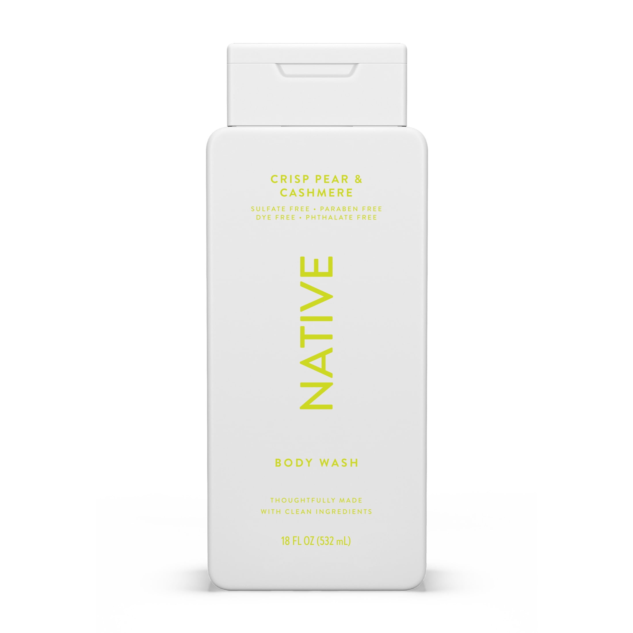 Native Limited Edition Crisp Pear & Cashmere Body Wash 18 fl oz