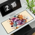 thumbnail image 3 of Devon Rex Portrait Watercolor Vintage Retro Styles Desk Mat Full Keyboard Mouse Pad Cat Lover Kitten Owner Gifts Large Mousepad - 00001, 3 of 5