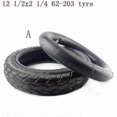 thumbnail image 1 of Neumático de rueda de 12 1/2 x 2 1/4 pulgadas, 12 1/2 x 2 1/4, 62-203, compatible con muchos scooters eléctricos de gasolina y bicicletas plegables., 1 of 5