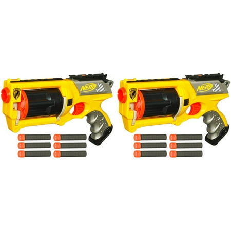 NERF N-Strike Maverick Rev-6 Blaster 2-Pack