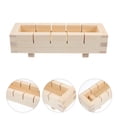 thumbnail image 3 of Wooden Rectangular Sushi Press Mold Box Sushi Making Kit DIY Sushi Rice Roller Molds Making Tools (As Shown), 3 of 8