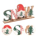 thumbnail image 1 of OULII Delicate Decor Letter Shape Multi-colored Wood Desktop Decoration Sign 1Pack, 1 of 5