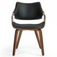 thumbnail image 6 of Set of 2 Beverly White Sherpa Fabric Dining Chair with Colorful Wood, 6 of 8