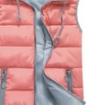 thumbnail image 5 of Baberdicy Women's Short Padded Vest, Warm Quilted Sleeveless Gilet Jacket for Autumn Winter Layering (Yinhua Yifang), Quilted Puffer Vest, Short Padded Gilet, Winter Warmth Layer, Pink, Xl, 5 of 5