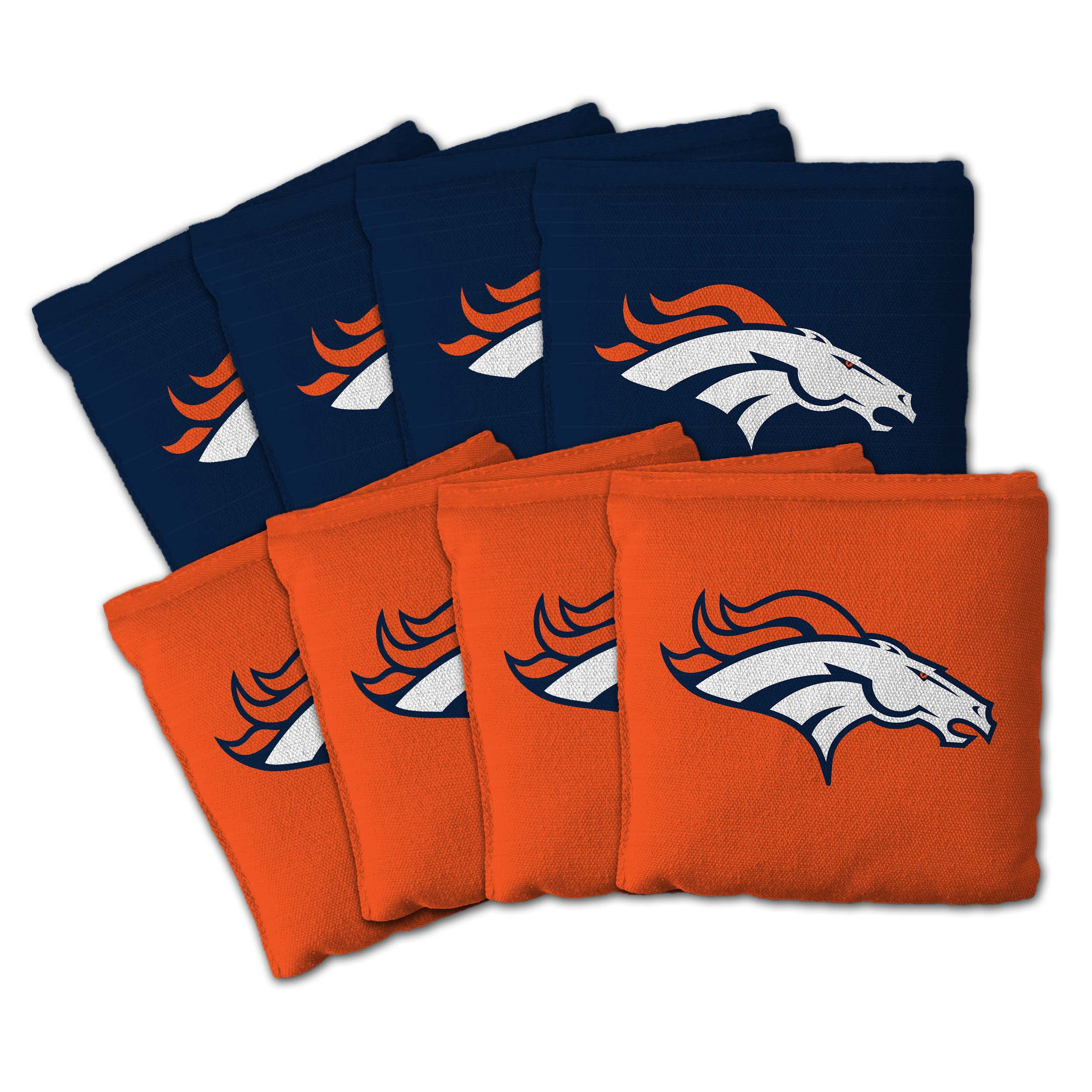 Denver Broncos 8pk Licensed Cornhole Bags
