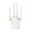 White, variant on CASAFUN 2024 WiFi Extender - Wireless Signal Repeater Booster - Support WPA2, WPA and WEP9 Strong WiFi Booster-Band 2.4G - 4 Antennas 360 Degree Full Coverage