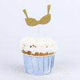 thumbnail image 2 of Sujetador de papel con purpurina 10 piezas, selecciones de cupcakes, de pastel de despedida de soltera de boda Oro Sunnimix Brillo Bikini Topper de la magdalena, 2 of 8