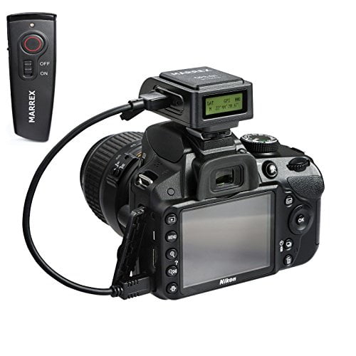 Marrex Geotagging GPS Receiver & Wireless Shutter Remote Combo for Nikon DSLR Cameras Including D3200, D5200, D5300, D5500, D7200, D750, D810, D610, D600, D500, DF, D5, D4, D4S, & -