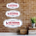 thumbnail image 3 of Victorian Plus Veteran: Serving with Pride Wall or Door Sign| Honor Veterans with Military Signs | US Pride | Businesses and Homes - Medium, 3 of 7