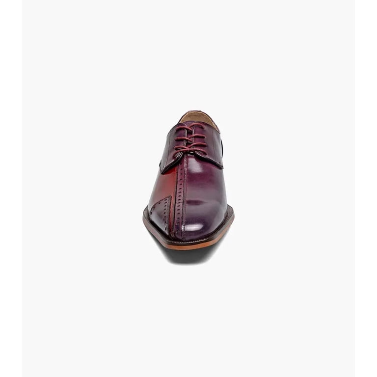 stacy adams burgundy dress shoes Stacy Adams - Tallero V-Tip Oxford - Burgundy Multi
