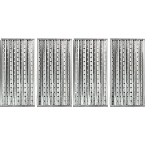 MMZP 18 3/8" Tru-Infrared Emitter Stainless Steel Grate for Charbroil 4 Burner Grill Pre-2015 Models, 463271315 463271314 463241414 463241413 463271313 463247512, 4-pk
