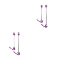 thumbnail image 1 of Sonducket 1 par de pinchos para bicicleta de montaña ZTTO, pinchos para bicicleta de liberación rápida anodizados, componentes para ciclismo al aire Violeta 2piezas Sonducket CBP200007, 1 of 5