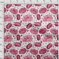 thumbnail image 4 of oneOone Polyester Spandex Magenta Fabric Floral Sewing Craft Projects Fabric Prints By Yard 56 Inch Wide, 4 of 4