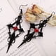 thumbnail image 3 of Pendiente de cruz gótica, aretes góticos, regalo de joyería de año nuevo de Navidad para mujeres JAMW Sencillez, 3 of 5