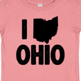 thumbnail image 4 of Inktastic I Love Ohio with State Silhouette Boys or Girls Baby T-Shirt, 4 of 5