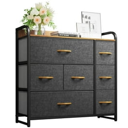 4 Drawer Fabric Dresser With Wood Top Metal Frame Organizer Giantex 4 ...