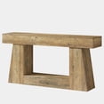 thumbnail image 5 of Fnova 63" Farmhouse Console Table, 2-Tier Rustic Entryway Table with Storage, Narrow Long Sofa Table for Living Room, Hallway, Foyer, 5 of 14