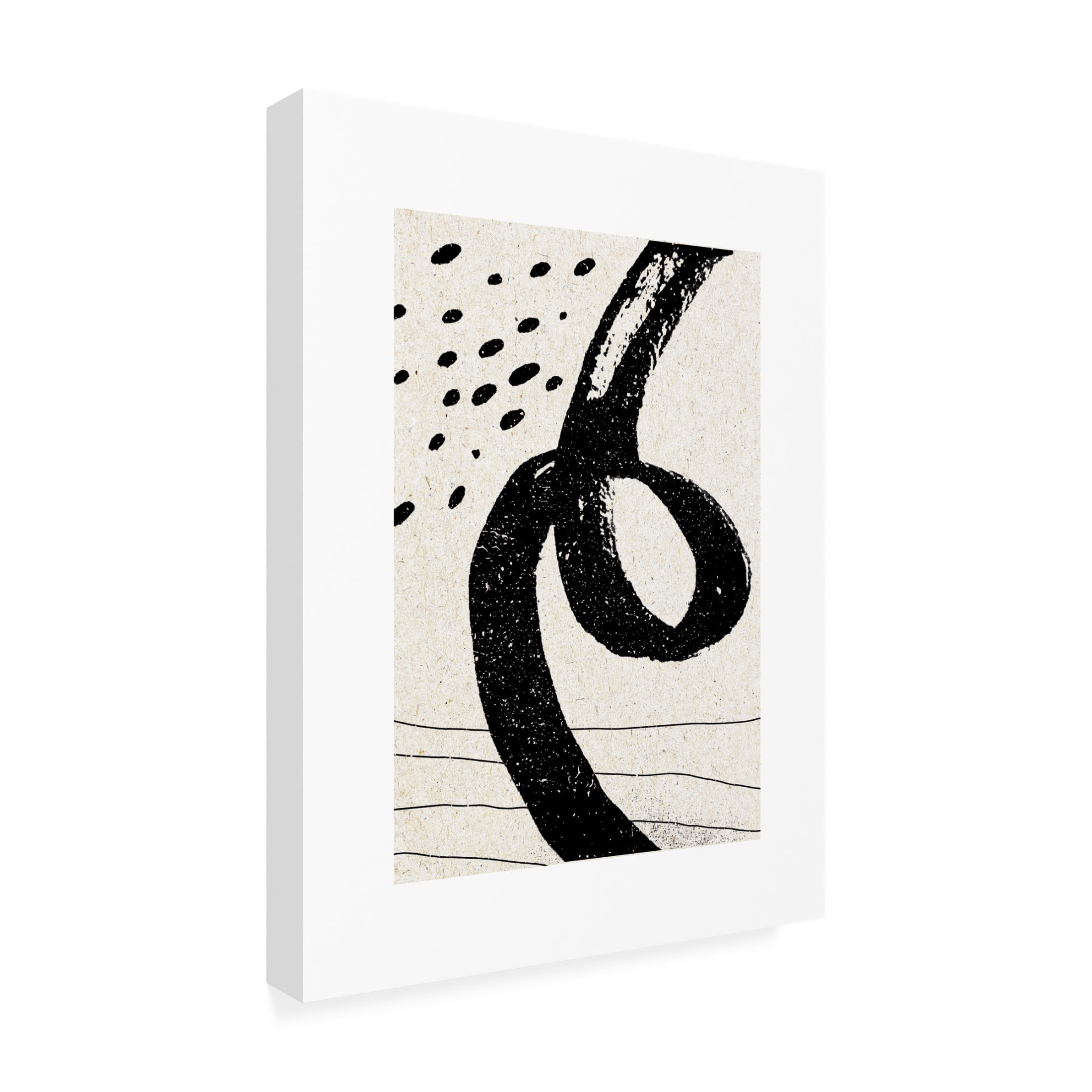 Trademark Fine Art Aylin Demir Minimal Ink Spiral Canvas Wall Art