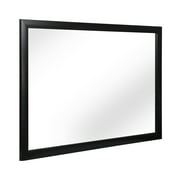 HomGarden 24x36Inch Rectangle Modern Wall Mirror Black Bathroom Vanity Mirror