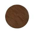 thumbnail image 4 of Pemberly Row Table à Manger Ronde Antique en Bois de Caoutchouc, Noyer, 4 of 5