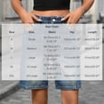 thumbnail image 3 of Idoravan Denim Shorts Women 7 Inch Jean Shorts Womens Women's Button Solid Color Pants Pocket Elastic Waist Jeans Shorts, 3 of 8