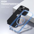 thumbnail image 4 of Dteck for iPhone 15 Case,Compatible with MagSafe,Military-Grade Protection,Yellowing Resistant Scratch-Resistant Clear Back, Magnetic Phone Case for iPhone 15,Deep Blue, 4 of 6
